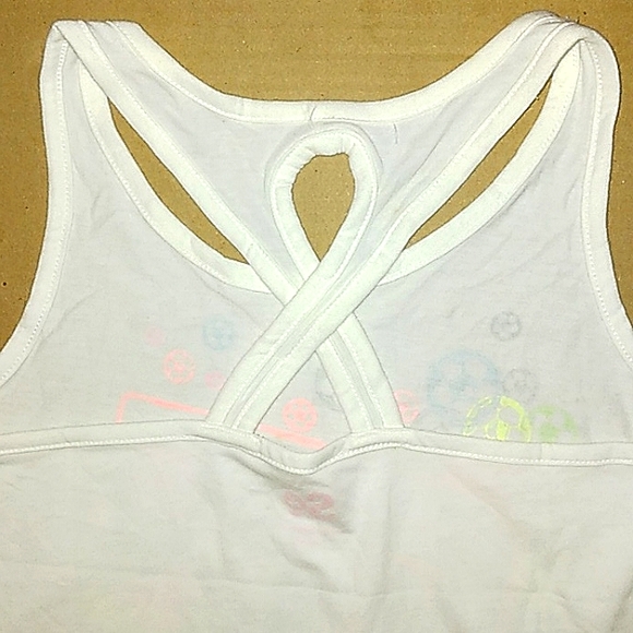 NWT Tween Girls 'So' Criss Cross Keyhole ⚽ Soccor Theme Graphic Tank Top - Picture 9 of 12
